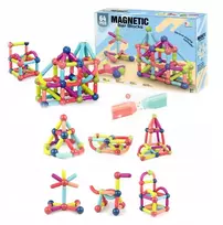 Adar Magnetics Stics magnetiniai konstrukciniai blokeliai 64 vnt