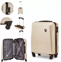 WINGS salono lagaminas 55x38x20 ABS+ skirtas lėktuvo mažam kelioniniam lagaminui
