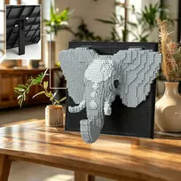 WALL ART MONTAVIMO RINKINYS KONSTRUKCINIŲ BLOKŲ RINKINYS SU DRAMBLIU