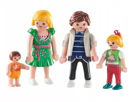 PLAYMOBIL 6530 Šeima mama tėtis dviejų vaikų namas miestas Hauser