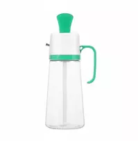 Padažų dozatorius su rankena 550 ml Daugkartinis, nepralaidus, daugkartinio naudojimo, žalias