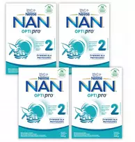 Nestle Nan Optipro 2 formulė po 6 mėnesių Rinkinys 4x 650 g