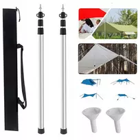 Teleskopiniai palapinės stiebai, 90-230cm, 2 vnt.