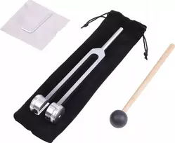 TUNING FORTON SET 128 HZ ALUMINIUM, GARSO GYDYMO MEDITACIJAI