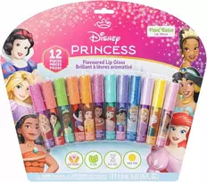Townley Girl 12 lūpų blizgių makiažo rinkinys mergaitėms DISNEY dovana