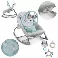 Baby Rocker Bouncer su vibraciniais galvos apdangalu žaislais 0-18kg Vaikams