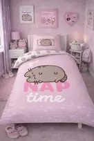 Halantex PUSHEEN PUSZIN patalynė 140x200 VAIKŲ KAMBARIO JAUNA KATĖ