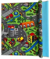 KILIMAS PILKA SPALVA VAIKŲ GATVĖS MIESTAS 200x300