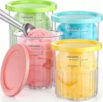 LEDŲ INDĖLIAI 4 VIENETAI SU DANČIAIS ROŽINĖ 710ML 800ML BE BPA