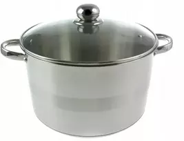 Yermos STORDAS Plieninis PUODAS 7x DUGNIS su DANGIU 10L 28cm DUJŲ ĮVEDIMAS 9309