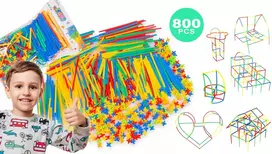 Kinderplay XXL KONSTRUKCINIŲ ŠIAUDŲ KONSTRUKCINIŲ ŠIAUDŲ KONSTRUKCINIŲ LAIDŲ KALULAI VAIKAMS 800