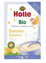 SEMOLA, PIENAS IR BANANAI IŠ 6 MC BIO 250 HOLLE
