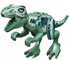 Sluban T-REX Žalias - 12cm DINO - juros periodo park trex žaislas vaikams dinozaurams