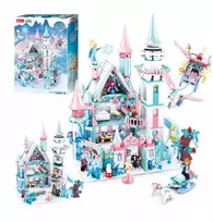 SLUBAN statybinės plytos Frozen Fairy Tale rinkinys 1324 vnt. Vaikams