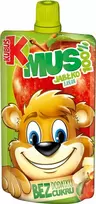 Kubuś Mikė obuolių bananų putėsiai 100% vaisių 12x100 g