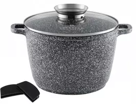 Edenberg GILIUS PUODAS 6,2 L 24 cm DIDELIS TRADICINIS MARMURO PUODAS DUJŲ ĮVEIDIMUI