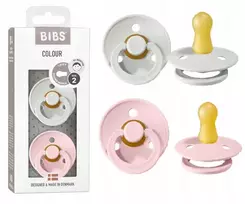 Bibs Seilinukai čiulptukas 6-18 Hevea Rubber 2Pak Blossom