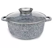 Zilner MARMURINIS KERAMINIS PUODAS 20cm INDUKCINĖS Dujos 2,3l 7072