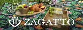 Pikniko antklodė su izoliacija 200x200 cm didelis paplūdimio kilimėlis vandeniui atsparus ZAGATTO