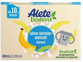 Humana ALETE GERIAMI GRŪDAI RYŽIŲ PIENAS BANANAI GRŪDAI 2 PAKUOTĖ