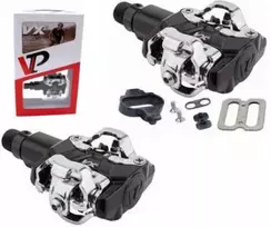 Vp Components SPD VP VXE VX-1001 pedalai - Shimano sistema + BLOKAI - XC GRAVEL