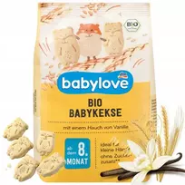 BABYLOVE BIO VANILINIAI SAUSINIAI SLAUKAI VAIKAMS UŽKANDŽIAI BE CUKRAUS 8m