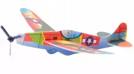 Sulankstomi sklandantys lėktuvai EVA PLANE Flying Gliders Johntoy lėktuvai
