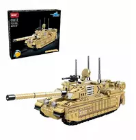 Woma KONSTRUKCINIAI BLAKAI MILITARY TANK 3D CHALLENGER