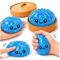 Gniotek Dumpling kukuliai tiktok GLITTER MYSTERY kamuoliukai LARGE