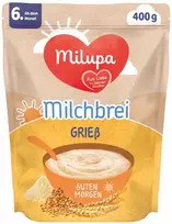 MILUPA SEMOLA PUDINGAS SU PIENU 6m