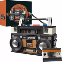 KONSTRUKCINIAI BLAKAI RETRO BOOM BOX RADIJO KASETĖS ĮRAŠYMAS 3D 168 EL