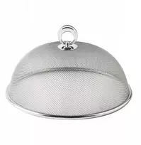 Metalinis tinklinis maisto dangtelis, serviravimo dangtis, maisto dangtelis, plonas skersmuo 28 cm