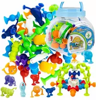 Click4Toys LAIKOMOJI KONSTRUKCINIAI KLUOKLIAI SIURBUČIAI VAIKAMS GYVŪNAMS FIGURĖLIAI 36E