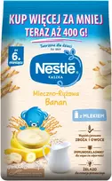 Nestlé pieno ir ryžių košės bananas po 6 mėnesių 400g