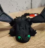 FLEXI Totothless NIGHT FURY Toothless Kaip išmokyti savo drakoną - TIK TOK
