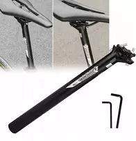 Sėdynės stulpas, aliuminis, juodas 30.9mm/400mm
