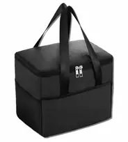 Edibazzar Terminis maišelis Didelis LUNCHBOX pusryčiai juodo maisto laikiklis paplūdimio piknikas