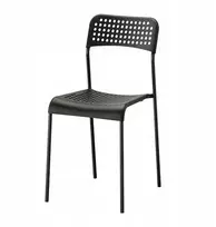 IKEA ADDE KĖDĖ VIRTUVĖ VALGOMAS SVETAINE Juodas