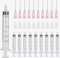 ŠVIRKŠTAI 20 Vnt. 3 ml PLASTIKINIO DATORYMO LABORATORINĖS DALYKLĖS ILGUS
