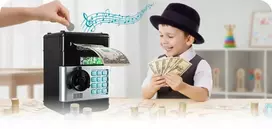 Piggy bank Seifas bankomatas vaikams Elektroninė Kalėdų Senelio Kalėdinė dovana