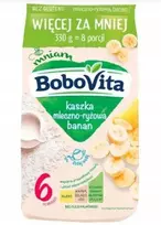 BOBOVITA pieno košė PIENAS-RYŽIAI bananas 330g