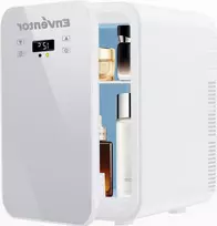 Nešiojamas šaldytuvas 10l mini baltas, aušinamas, šildomas, LCD