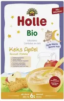 Bio Pieninė košė Avižiniai sausainiai Sausainiai ir obuoliai 250 g HOLLE