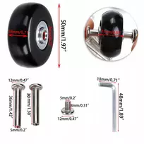 Lagaminų ratų komplektas bagažo remonto dalys lagaminams krepšiams 50mm 2vnt