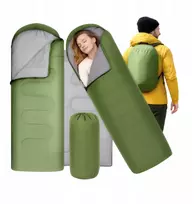 Retoo MUMMY TOURIST miegmaišis šiltas CAMO 210x75cm SKILĖ SU gobtuvu su dangteliu