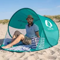 Captain Mike Savaime sulankstoma BEACH palapinė POP UP skėtinis ekranas su grindimis 200 cm