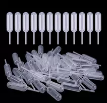 LAŠINĖLIS 4ML 100 Vnt. VIENkartinė plastikinė virtuvės pipetė