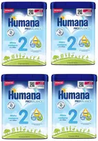 Humana 2 Probalance HMO 750g po 6 mėn x 4 vnt.