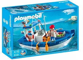 PLAYMOBIL 5131 Žvejybos valtis, žvejų valtis