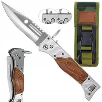 Pavasarinis medžioklės sulankstomas peilis Survival Tactical Bajonetas AK 47 27cm